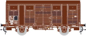 L.S. Models LS31301 - H0 - Gedeckte Güterwagen OCEM, SNCF, Ep. IV - Wagen 1